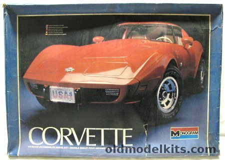 Monogram 1/8 1978 Chevrolet Corvette - With Indianapolis Pace Car Option, 2603 plastic model kit